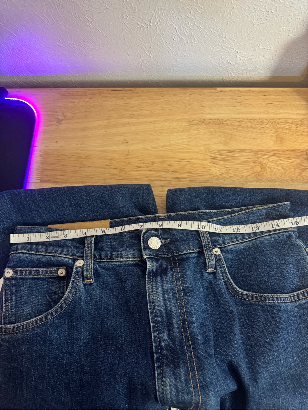 Helmut Lang Femme Hi Bootcut Indigo Denim Jeans - Picture 7 of 10